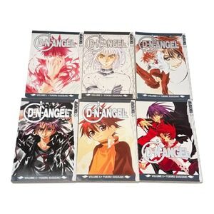 Tokyopop DN Angel Manga Book PB‎ Lot 6 Books Vo 1 2 3 5 6 8 Yukiru Sugisaki